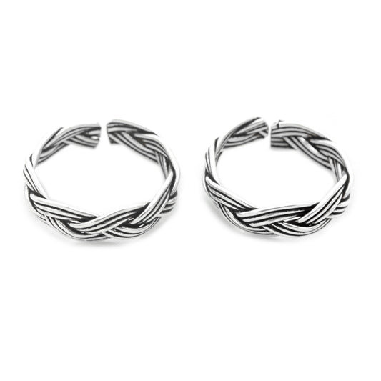 Plain Rope Design Toe Ring