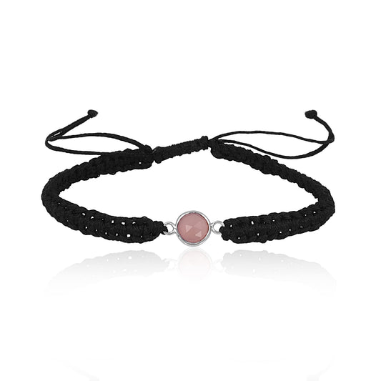 Rose Quartz Birth Stone Bracelet