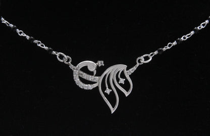 925 Sterling Silver Pecock Mangalsutra For Women
