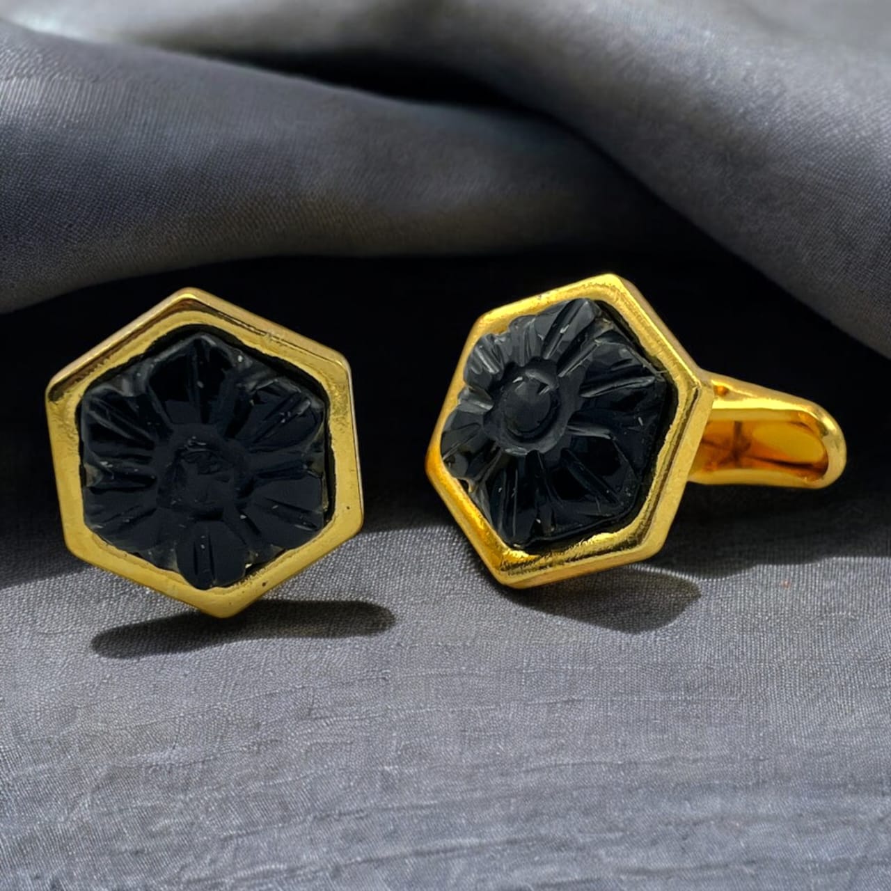 24kt Pure Gold Plated Premium Cufflink for Men