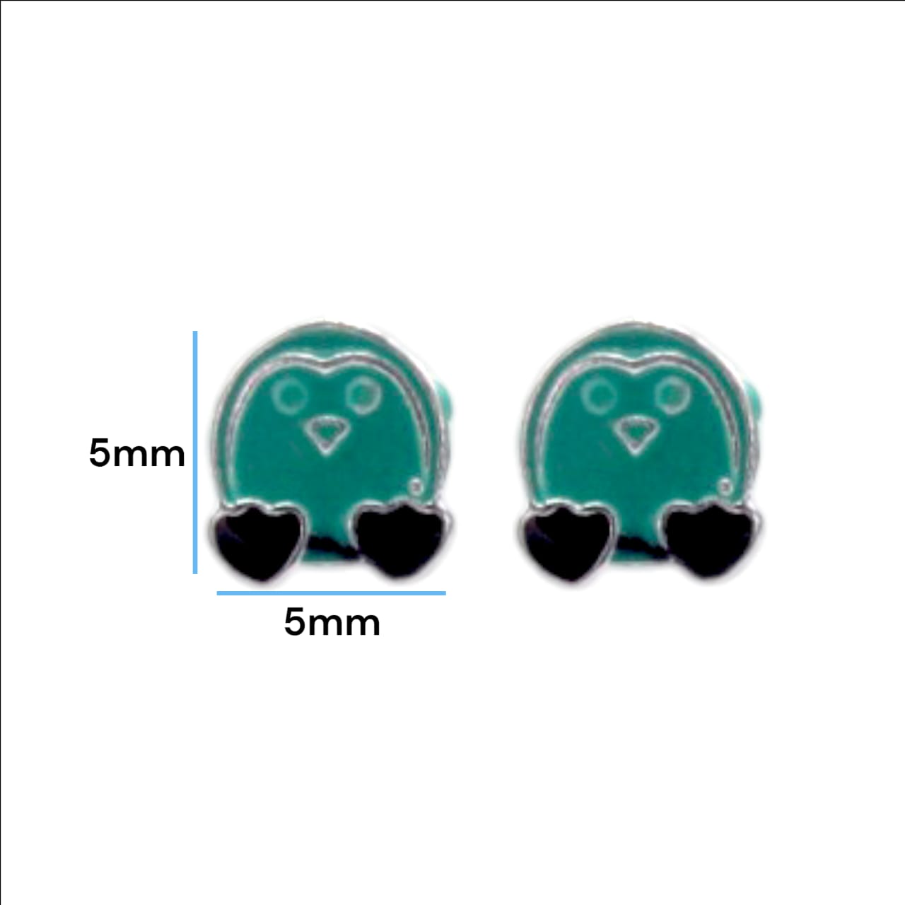Penguin With Black Color Feet’s Earring For Kids Girls