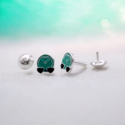 Penguin With Black Color Feet’s Earring For Kids Girls