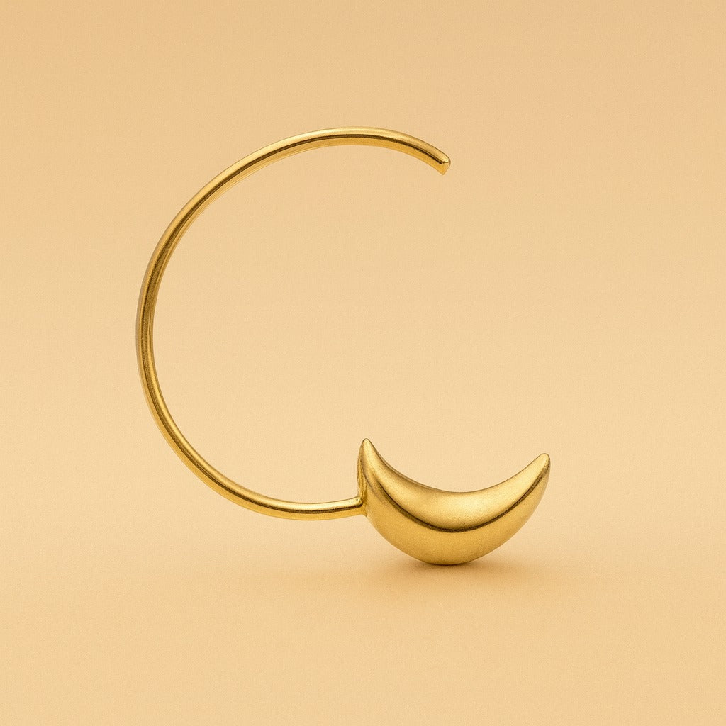 Half Moon Shape Nose Pin Wire