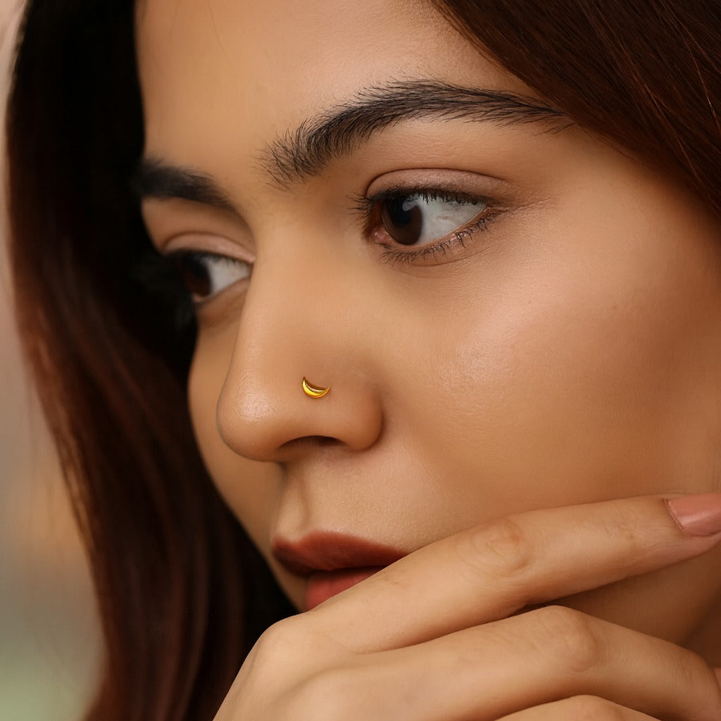 Half Moon Shape Nose Pin Wire