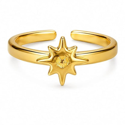 Celestial Star Adjustable Ring for Women & Girls