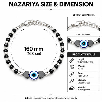 Blue Evil Eye Beaded Nazarias Bracelets
