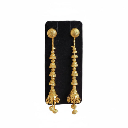 Gold Plated Traditional Long Jhumka