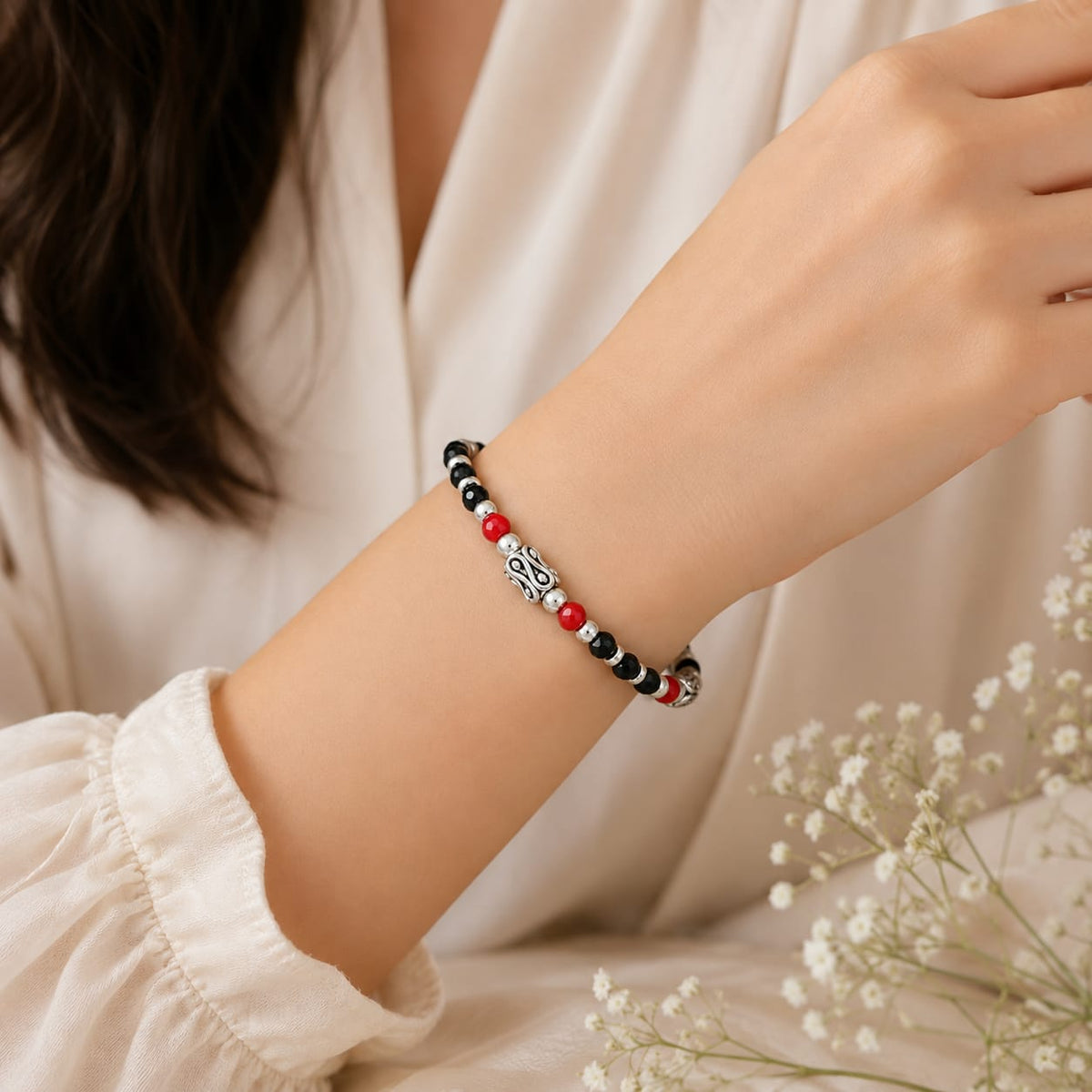 Black Red Bead Nazariya