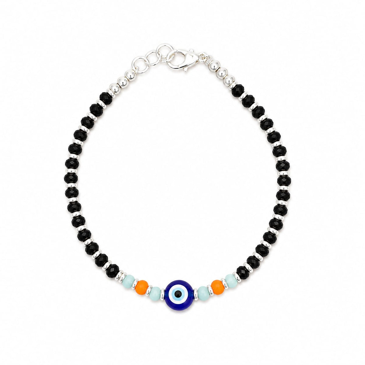 Orange Beaded Evil Eye Nazarias Bracelets