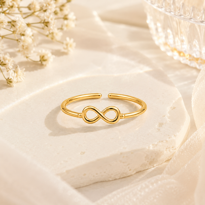 Gold Plated Infinity Design Ring