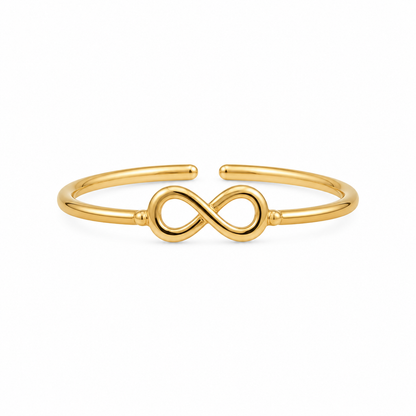 Gold Plated Infinity Design Ring