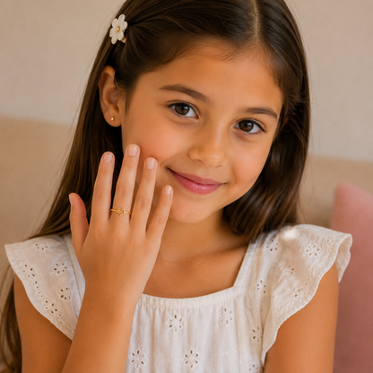 Gold Plated Star Design Ring