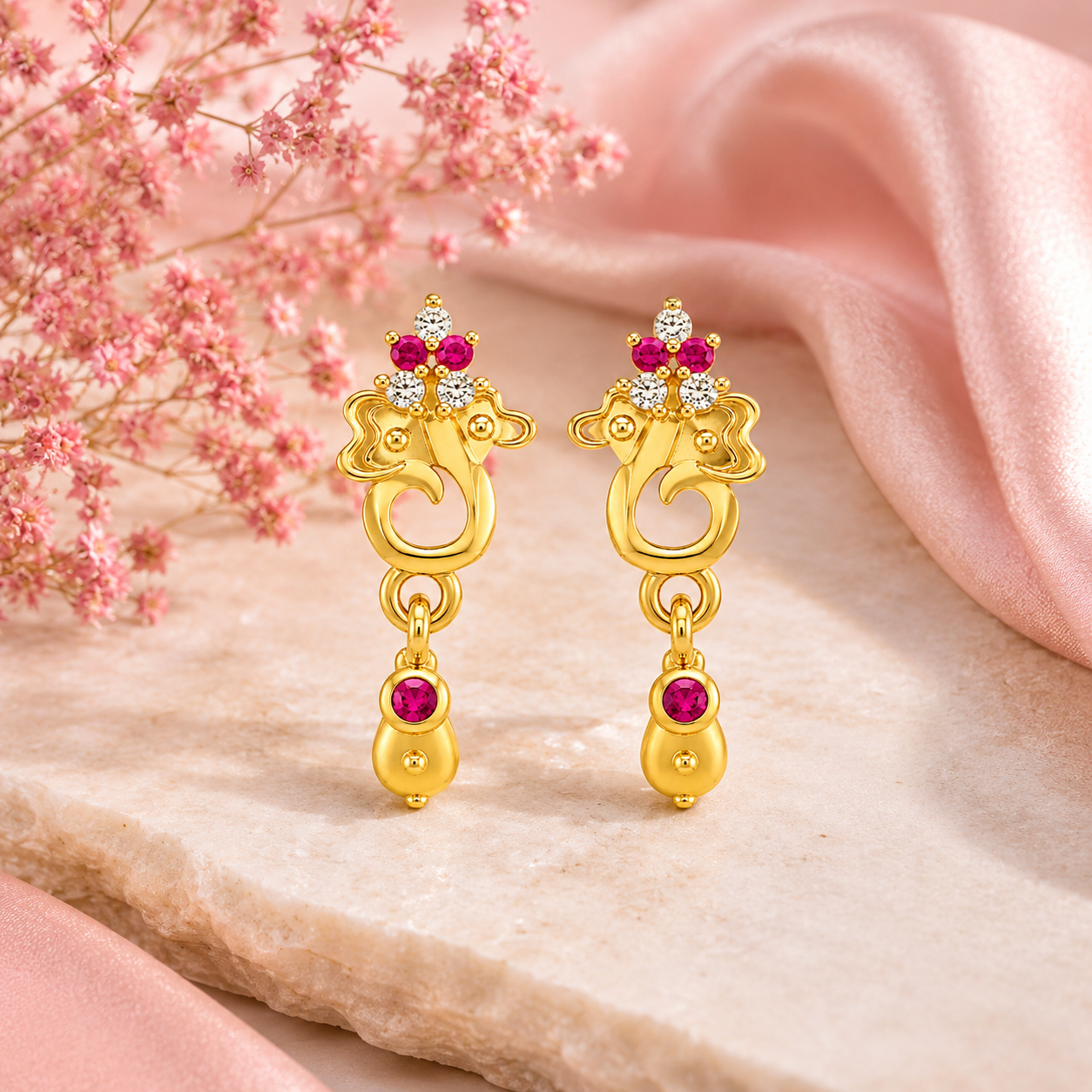 Gold Plated drop earring