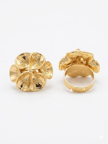 Gold Plated Golden Bloom Ring