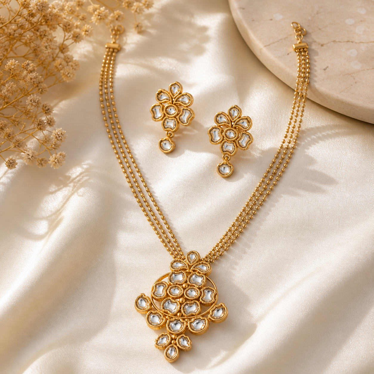 Necklace With Matching Earrings