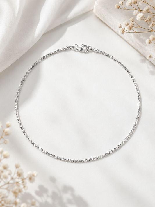 Silver Plated Minimal Chain