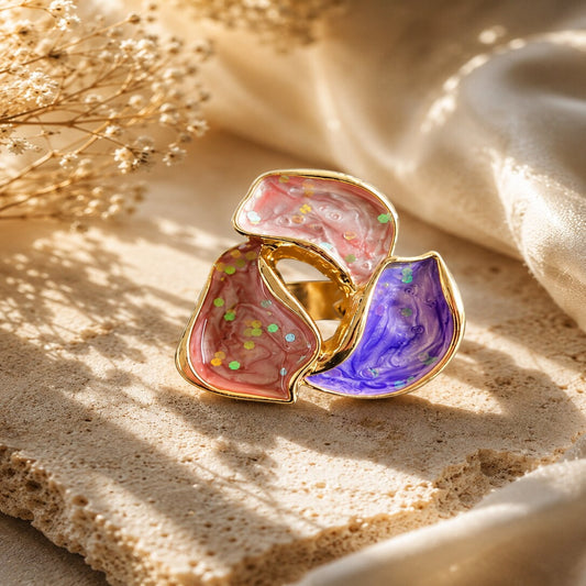Gold Plated Cocktail Ring