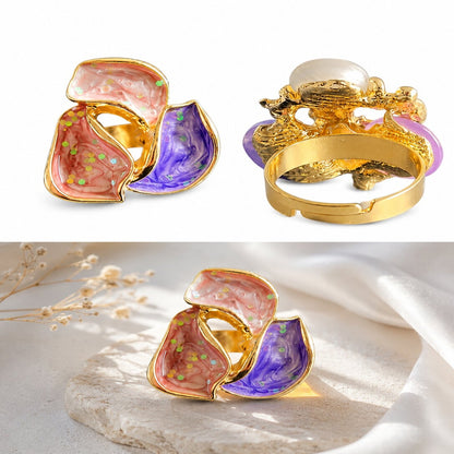 Gold Plated Cocktail Ring