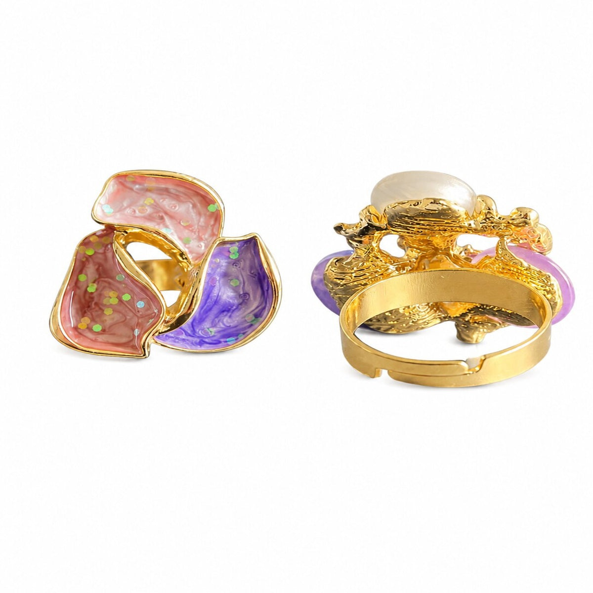 Gold Plated Cocktail Ring