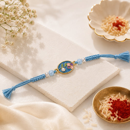 Floral Designer Rakhi for Brother