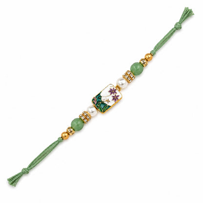 Floral Designer Rakhi for Brother