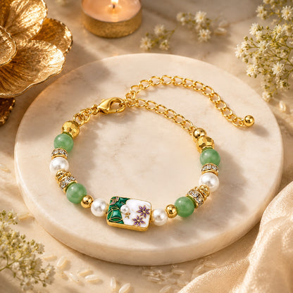 Floral Lumba Rakhi Bracelet for Bhabhi