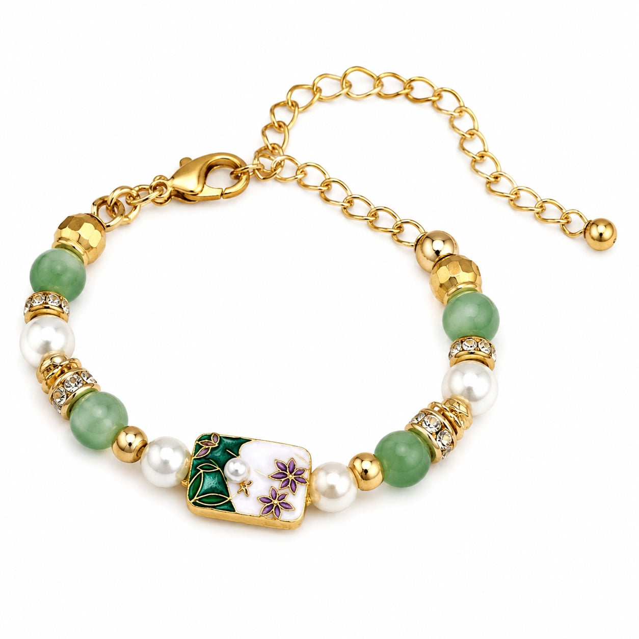 Floral Lumba Rakhi Bracelet for Bhabhi