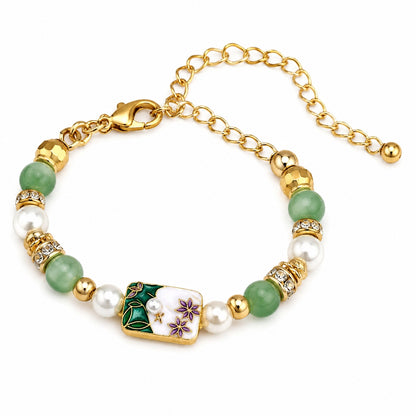 Floral Lumba Rakhi Bracelet for Bhabhi