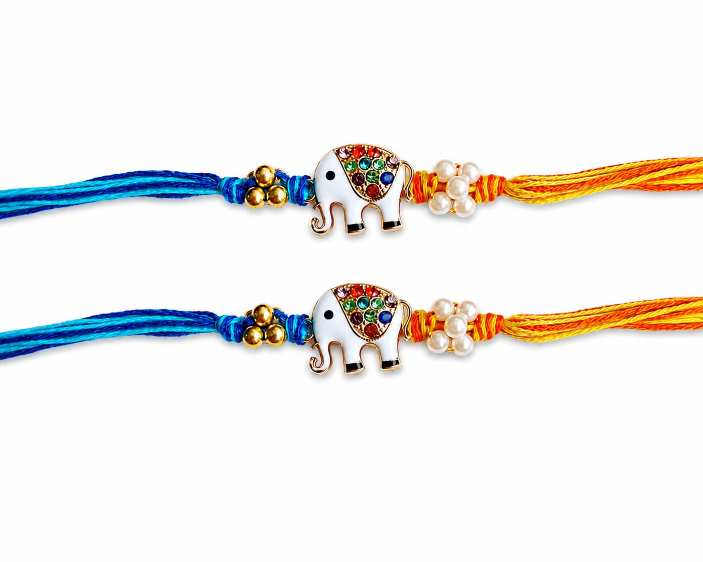 Elephant Designer Rakhi Set of 2