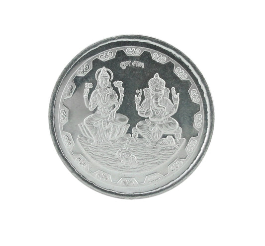 10g Laxmi Ganesha Silver Coin