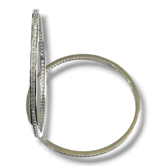 Slim Silver Bangle